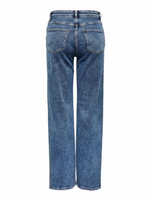 JUICY HW WIDE M.BLUE DENIM