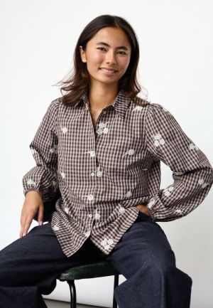 EBBY 842 BROWN CHECK